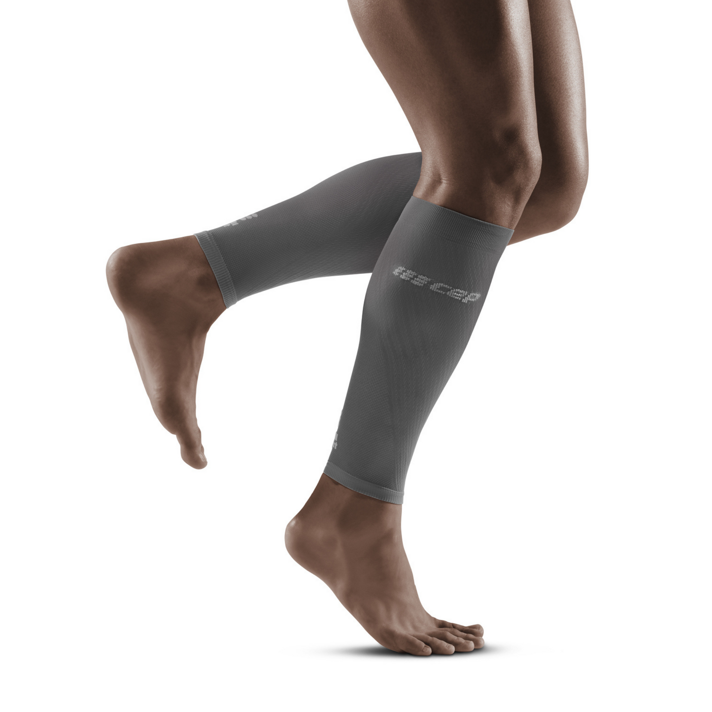 Ultralight Compression Calf Sleeves, Men, Grey/Light Grey