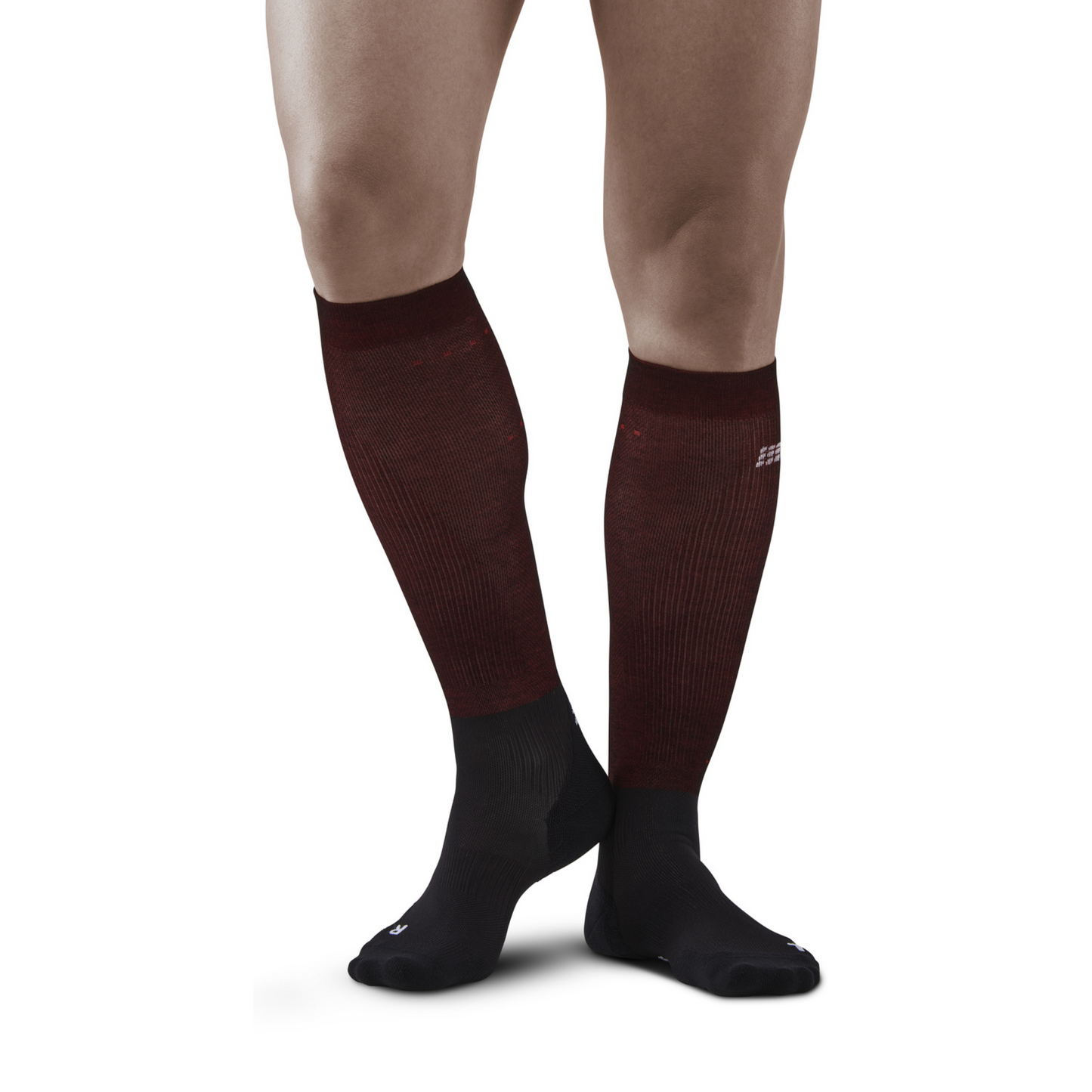 Infrared Recovery Compression Socks, Men, Black/Red