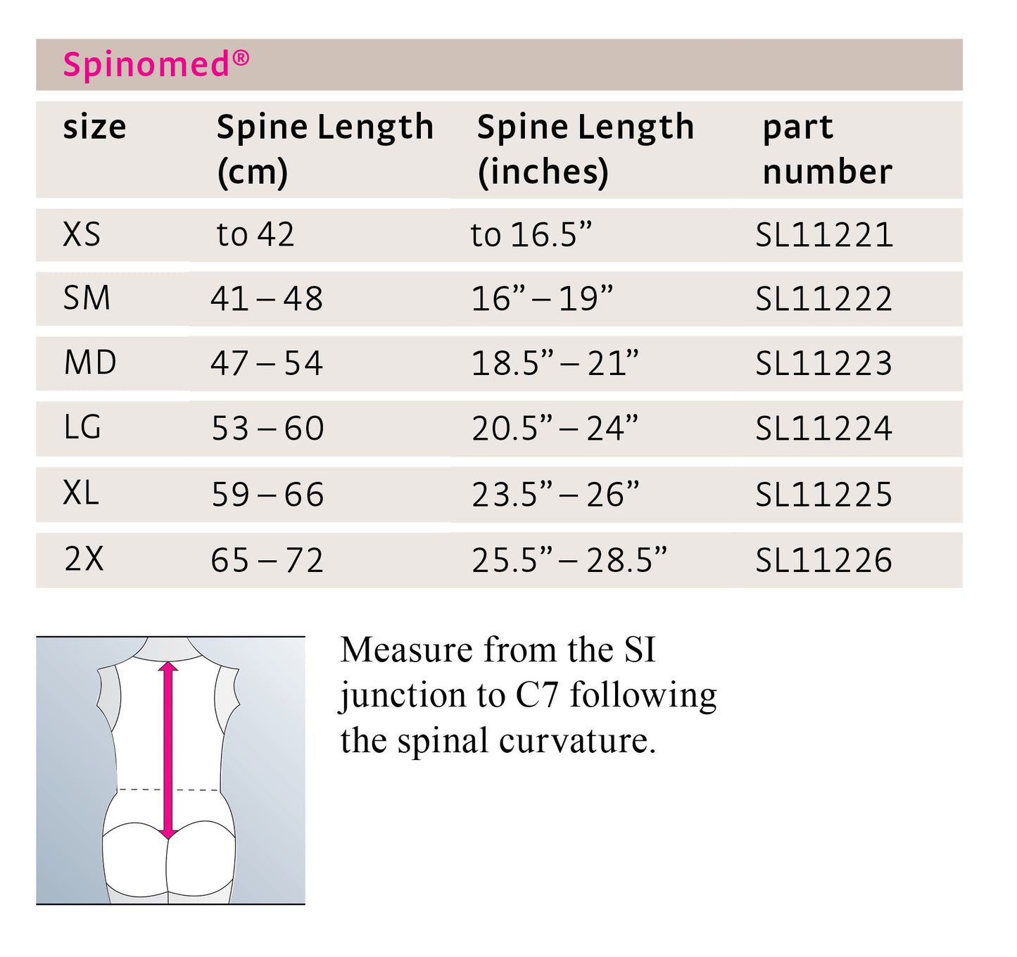 medi Spinomed V Osteoporosis Spinal Orthosis
