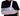 Person wearing a white mesh sling on one arm against a black background