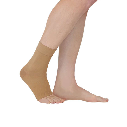 Doc Ortho Seamless Knit Ankle Support, Beige