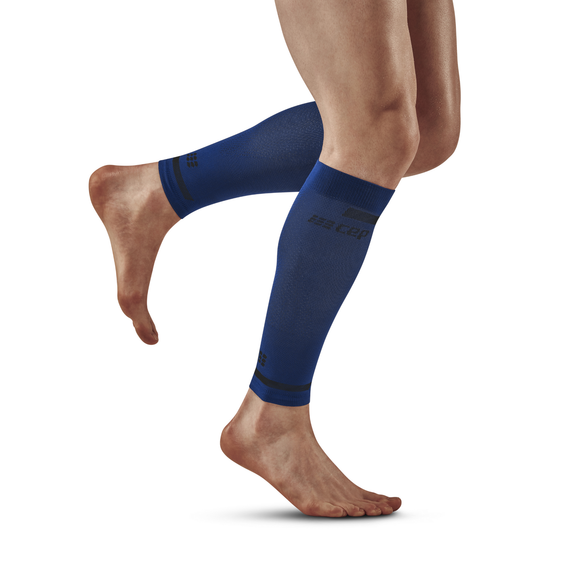 The Run Compression Calf Sleeves 4.0, Men, Blue